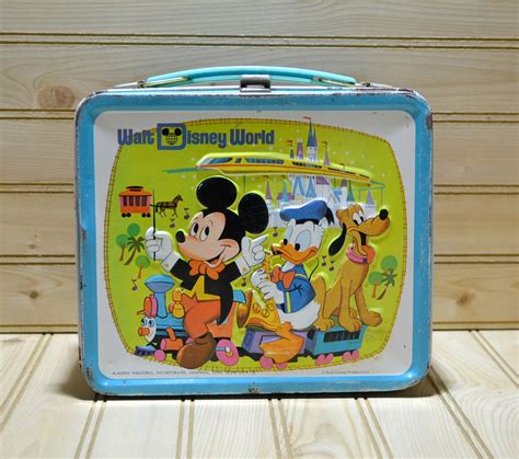 disney lunch box metal|Disney lunch boxes for sale.